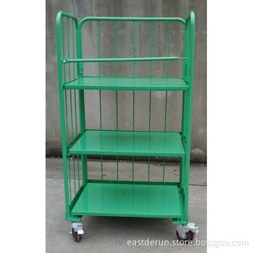high quality trustworthy metallic warehouse trolley
